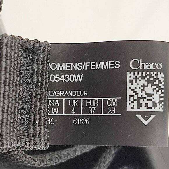 Chaco Woman's Z/Cloud 2 Black Cushion Sandals Size  6 US - Picture 8 of 9